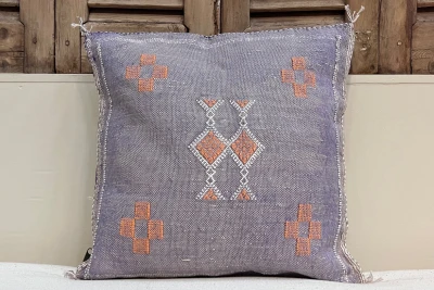 Sabra Kussen uit Marokko paars 45cm x 45cm incl vulling nr.94083