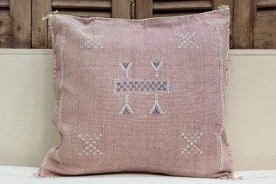 Sabra Kussen uit Marokko roze 45cm x 45cm incl vulling nr.94084