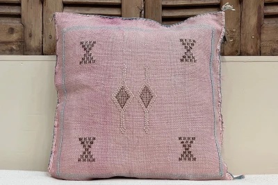 Sabra Kussen uit Marokko roze 45cm x 45cm incl vulling nr.94086