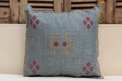 Sabra Kussen uit Marokko blauw 45cm x 45cm incl vulling nr.94092