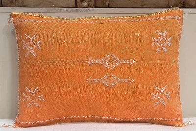 Sabra Kussen uit Marokko oranje 60cm x 40cm incl vulling nr.93252