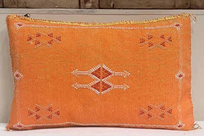 Sabra Kussen uit Marokko oranje 60cm x 40cm incl vulling nr.93253