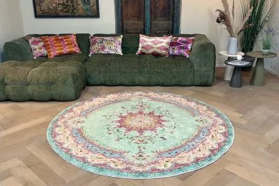 Vloerkleed, rond 200cm (showroom model)