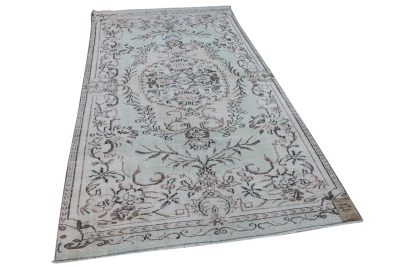 Vintage vloerkleed met groen 25075 292cm x 156cm