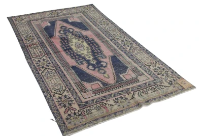 Vloerkleed uit Anatolië 241cm x 138cm 50-60 jaar oud 