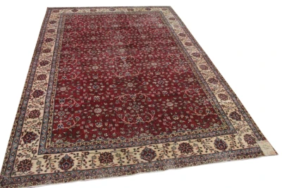 Vintage vloerkleed rood 11034 313cm x 211cm 