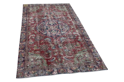 Vintage vloerkleed 19687 243cm x 129cm