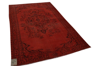 Vintage vloerkleed rood nr:24085 255cm x 169cm