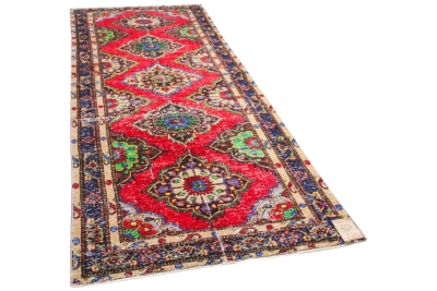 vintage vloerkleed loper 25314 377cm x 138cm