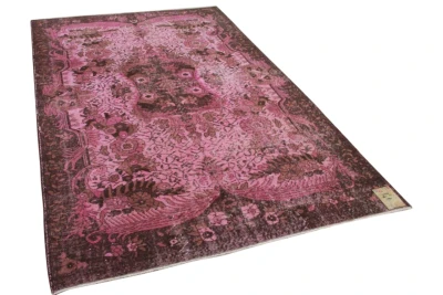 vintage vloerkleed roze 32523  280cm x 171cm