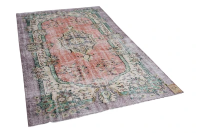 Vintage vloerkleed oranje nr:33425 273cm x 166cm