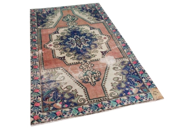 Vintage vloerkleed diverse kleuren nr:33820 222cm x 134cm