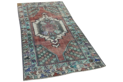 Vintage vloerkleed 56118 227cm x 115cm