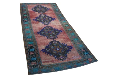 Vintage vloerkleed loper 56251 365cm x 165cm