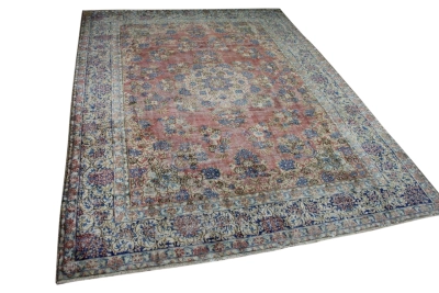 Vintage vloerkleed diverse kleuren, nr.59503 383cm x 285cm  