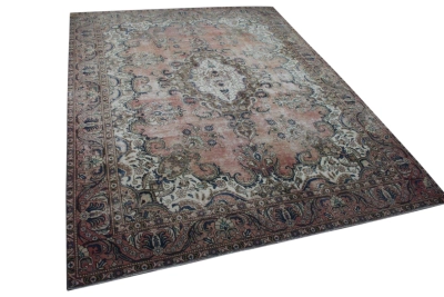 Vintage vloerkleed 60084 382cm x 278cm