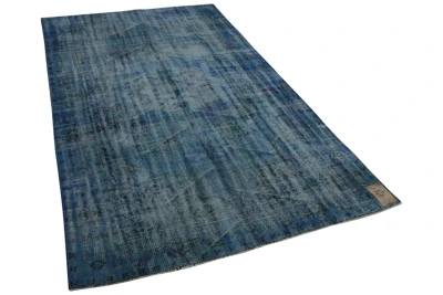 Vintage vloerkleed blauw, 283cm x 170cm, nr64321