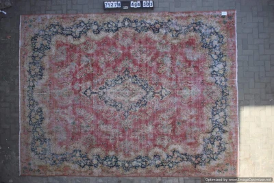 Vintage vloerkleed rood, 71278, 404cm x 303cm Dit kleed verwachten we half oktober binnen