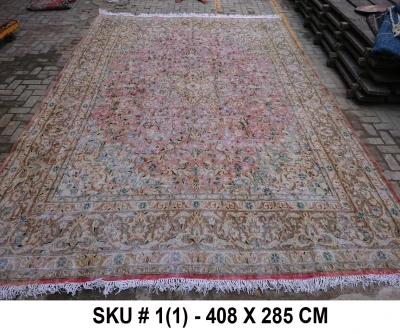 Vintage vloerkleed, nr.98000, 408cm x 285cm Dit kleed verwachten we half oktober binnen