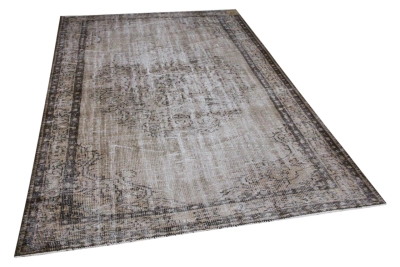 Vintage vloerkleed taupe 34899 260cm x 167cm