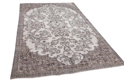 Vintage vloerkleed beige 19384 304cm x 194cm