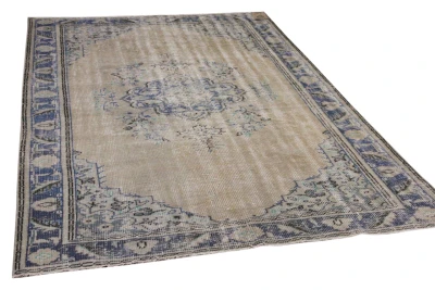 Vintage vloerkleed beige 25849 262cm x 173cm