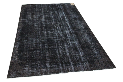 Vintage vloerkleed zwart 29707 268cm x 167cm