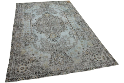 Vintage vloerkleed blauw 29777 271cm x 170cm