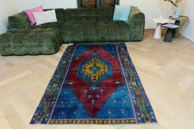 Vintage vloerkleed diverse kleuren 55246 235cm x 137cm