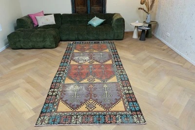 SALE Vintage vloerkleed 55399 311cm x 135cm