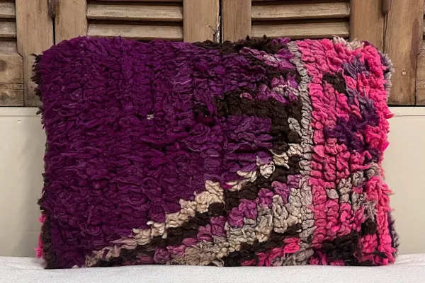 SALE Marokkaans berber kussen nr.62659 60cm x 40cm  (kussen heeft een gaatje)