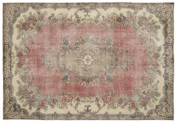 Vintage vloerkleed 14138 311cm x 215cm