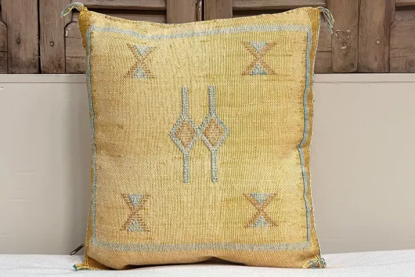 Sabra Kussen Marokko geel 45cm x 45cm incl vulling nr.14180