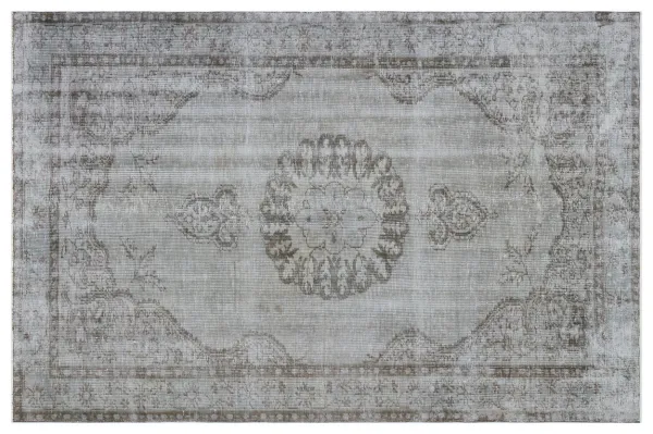 Vintage vloerkleed grijs 28448 251cm x 171cm