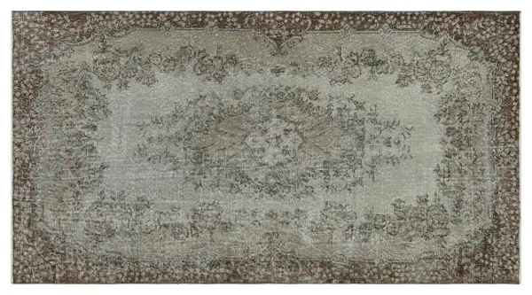 Vintage vloerkleed grijs 34369 222cm x 118cm