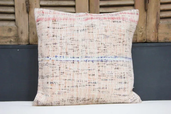 Kussen uit Turkije 50cm x 50cm incl binnenkussen katoenen achterkant (beige) Nr.51636