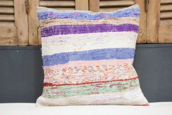 Kussen uit Turkije 50cm x 50cm incl binnenkussen katoenen achterkant (beige) Nr.51642