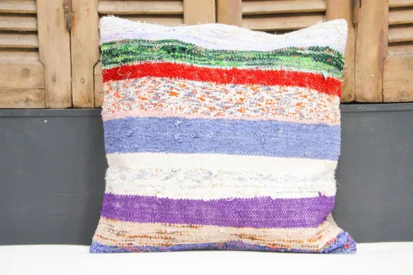 Kussen uit Turkije 50cm x 50cm incl binnenkussen katoenen achterkant (beige) Nr.51657