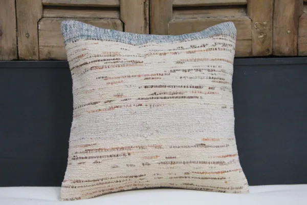 Kussen uit Turkije 50cm x 50cm incl binnenkussen katoenen achterkant (beige) Nr.51736