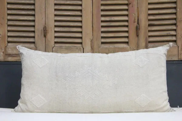 Sabra Kussen uit Marokko grijs 100cm x 50cm incl vulling nr. 58130