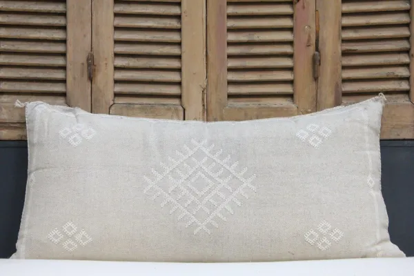 Sabra Kussen uit Marokko grijs 100cm x 50cm incl vulling nr. 58136