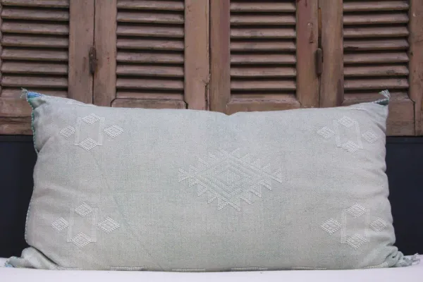 Sabra Kussen uit Marokko groen 100cm x 50cm incl vulling nr. 58140