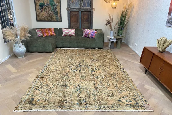 Vintage Perzisch vloerkleed 64526 345cm x 229cm