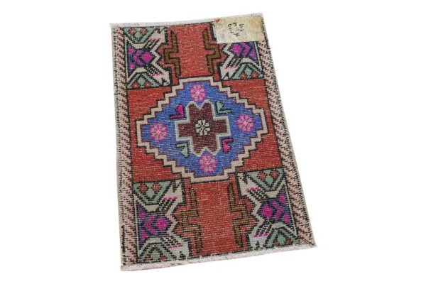 Vintage vloerkleed 71217 76cm x 48cm