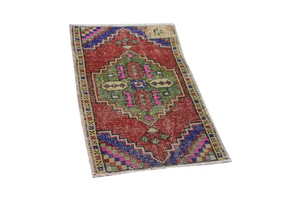 Vintage vloerkleed 71229 89cm x 52cm