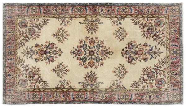 Vintage vloerkleed diverse kleuren 9353 207cm x 117cm