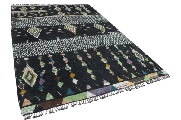 Azilal vloerkleed zwart 13110 431cm x 299cm