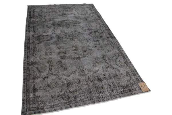 vintage vloerkleed grijs 262cm x 163cm