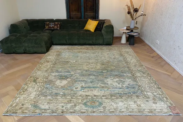 Handgeknoopt vloerkleed uit Afghanistan 17072 290cm x 253cm