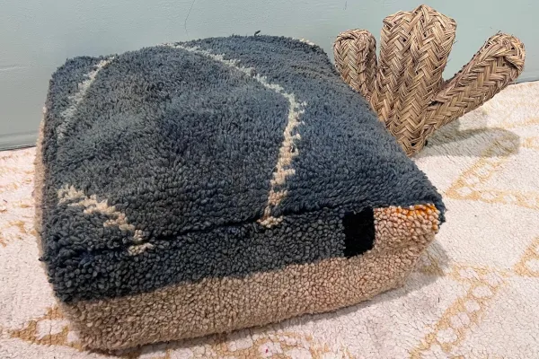 Marokkaanse Poef nr.94034 60cm x 60cm x 25cm incl. vulling